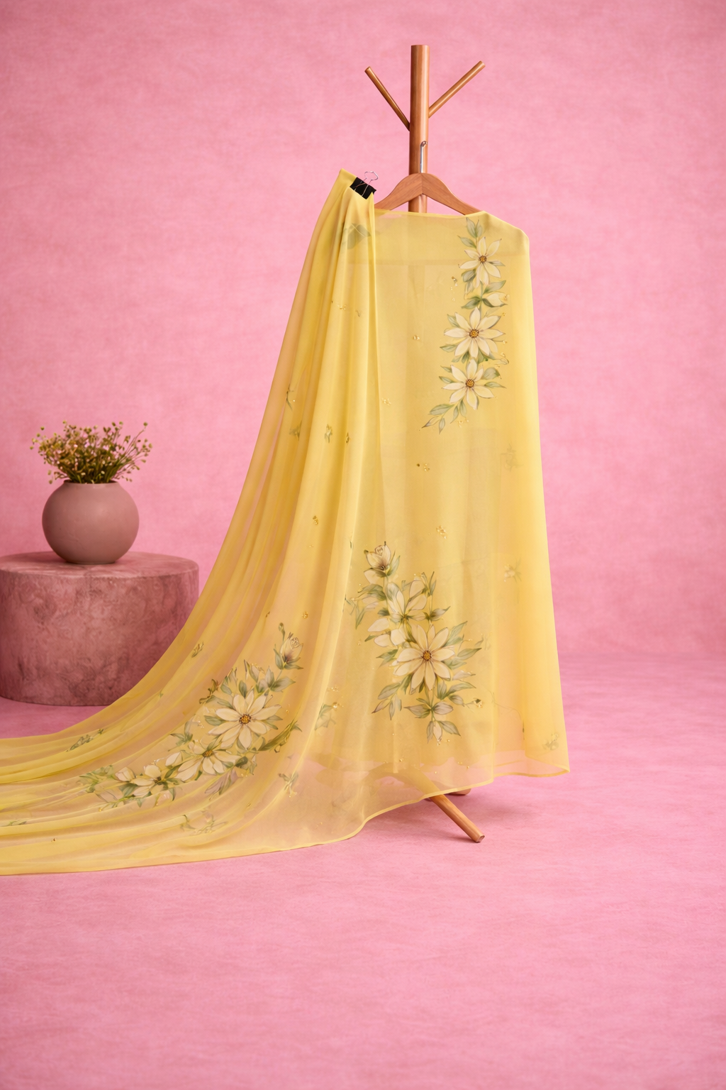 MANGO GLOW UNSTICHED SUIT SET