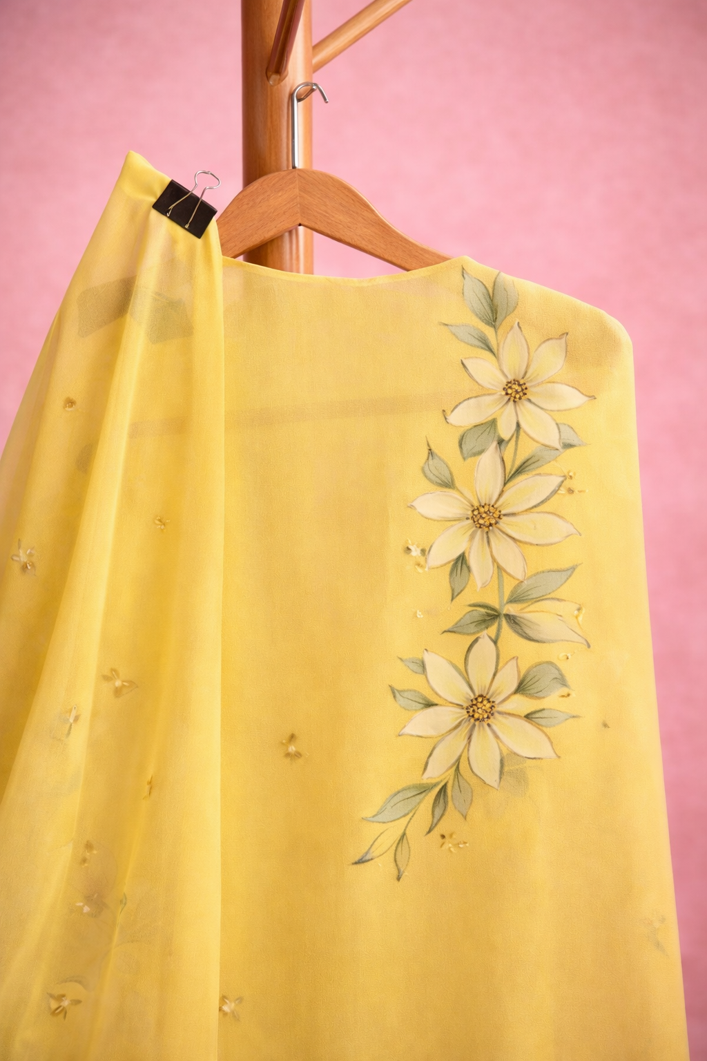 MANGO GLOW UNSTICHED SUIT SET