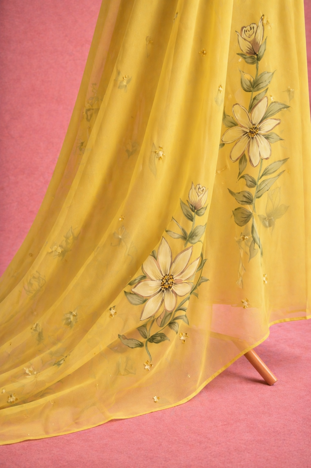 MANGO GLOW UNSTICHED SUIT SET